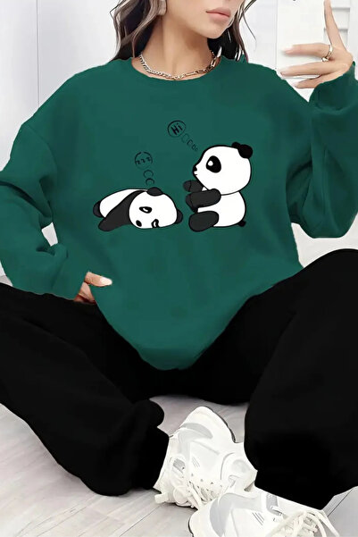 Wish BF Set de trening pentru bărbați Cotton Lazy Panda Winter