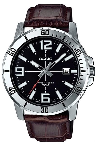 Casio Silver Brown Color Men's Wrist Watch