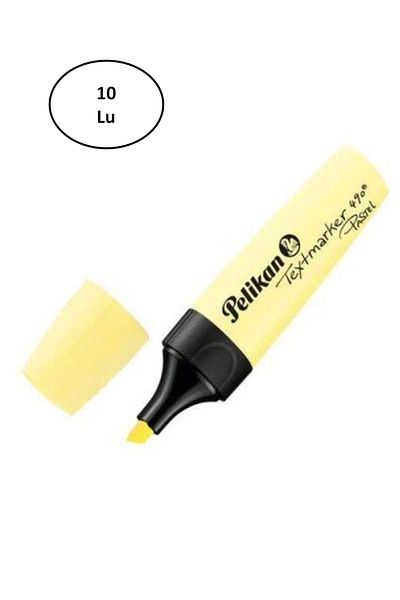 Pelikan Yellow Highlighter Pastel Markers - Pack of 10