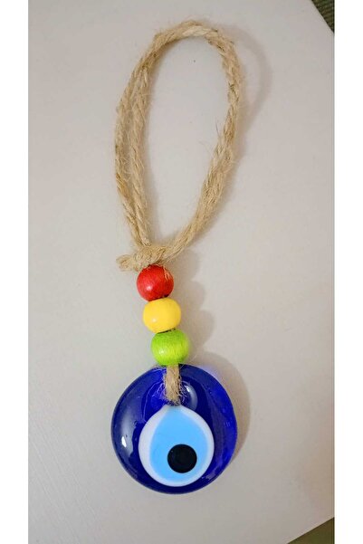 Mavi Cam Nazar Boncuğu Duvar & Ağaç Süsleme, 5.5 cm Nazar Boncuğu