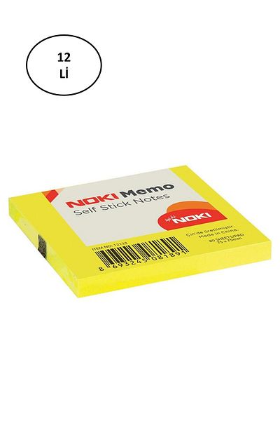 Noki Memo Stick 75x75 Lemon Yellow