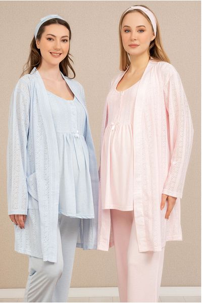 Baha SET Pijama Maternitate TRIPLA