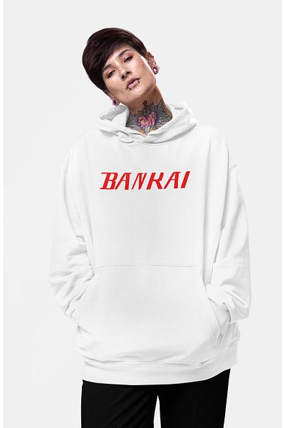 Fuddy Moda Bankai Zaraki Kenpachi Themed Oversize Hooded Sweatshirt - Unisex Bleach Anime Hoodie