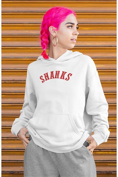 Fuddy Moda Oversize Shanks Back Printed Hooded Sweatshirt, Unisex One Piece Themed Anime Hoodie