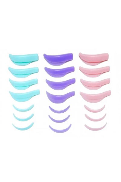 Lush Studio Yapıştırıcı Sürmeden Göze Tam Oturan Alt Üst Kirpik Lifting Laminasyon Silikonu 2li Set Toplam 7çift