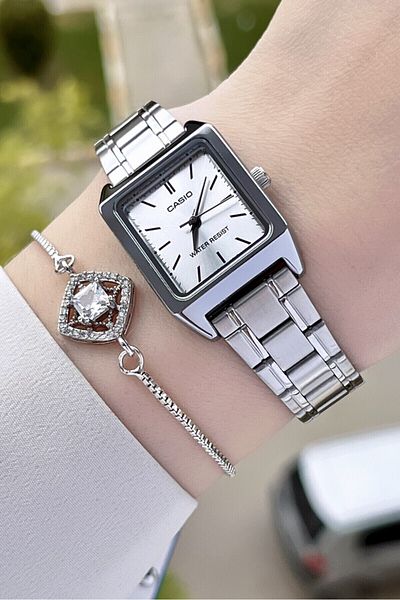 Casio Silver Silver Color Women's Wristwatch