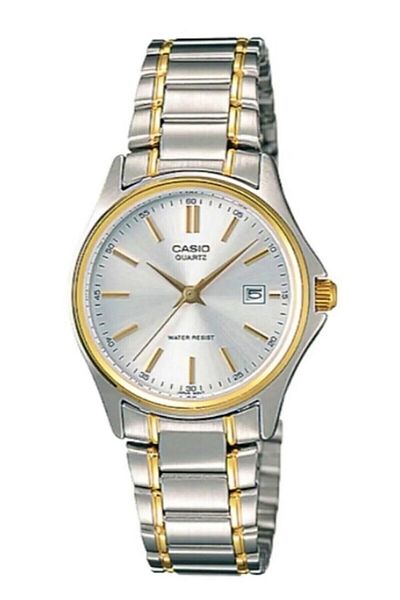 Casio Gold Silver Color Women's Wristwatch
