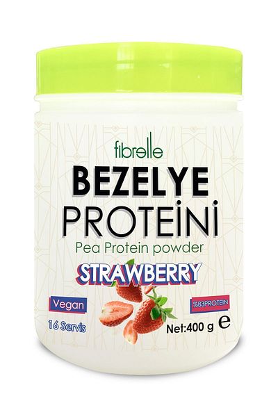 Fibrelle Pea Protein Strawberry Flavored 400 g