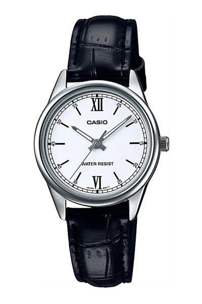 Casio Silver Black Color Women's Wristwatch