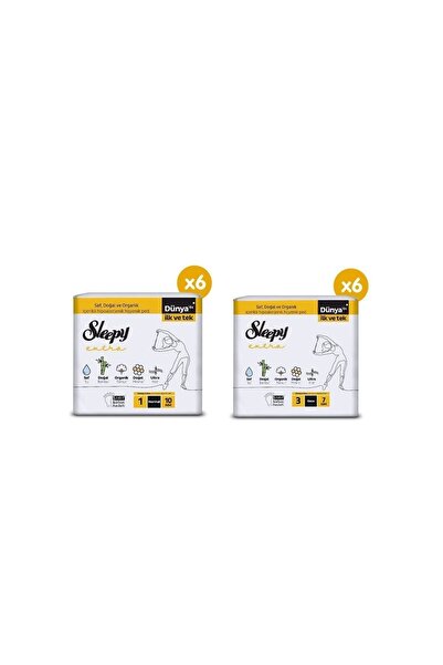 Sleepy Extra Ultra Ince Hijyenik Ped 102 Adet Ped Mega Fırsat Paketi