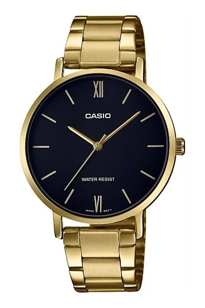 Casio Black Gold Color Women's Wristwatch
