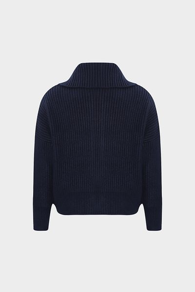 Açelya Okcu Oversize Thessaloniki Knit Zipper Detailed Women's Knitwear Cardigan