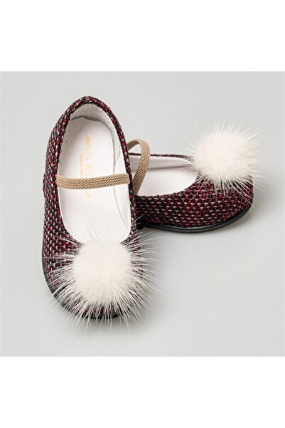 Merli&Rose Pompom Fabric Ballerinas