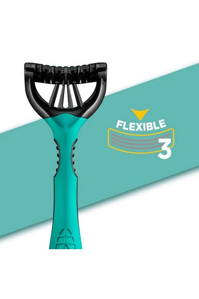 Wilkinson Sword Xtreme3 3 1 ماكينة حلاقة للرجال ذات شفرة مرنة حساسة