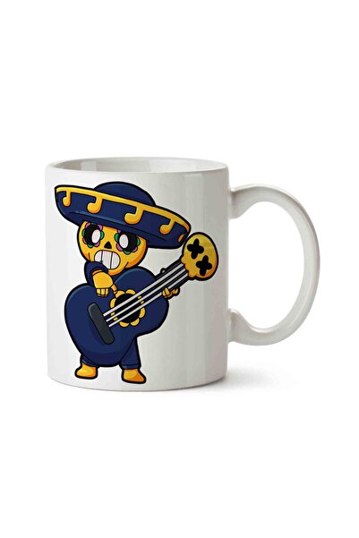 ART HEDİYE كوب جيتار بوكو كوكو مطبوع على الجانبين من Brawl Stars