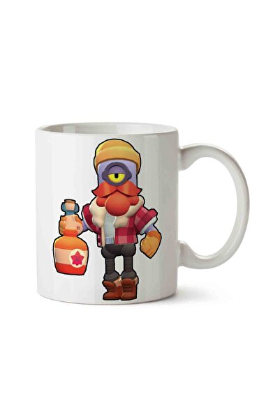 ART HEDİYE كوب Brawl Stars Barley Skin مطبوع على الجانبين