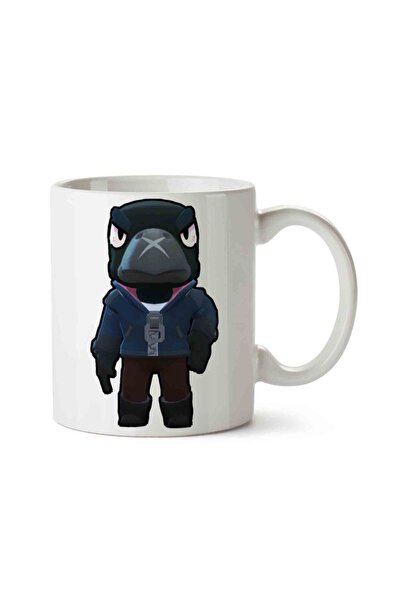 ART HEDİYE كوب مطبوع على الجانبين من Brawl Stars Crow Character.jpg