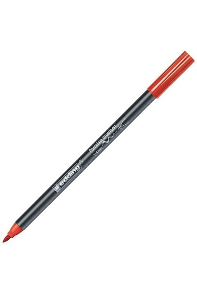 Edding قلم بورسلين باللون الأحمر (E-4200) (2 قطعة)