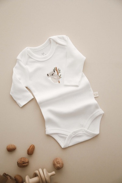 OhlalaKoala Koala Nakışlı Uzun Kollu Body