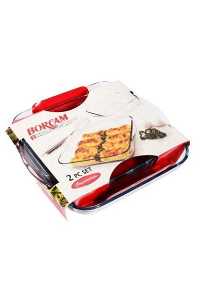 Paşabahçe 159028 Square Pyrex Set 2 Pieces