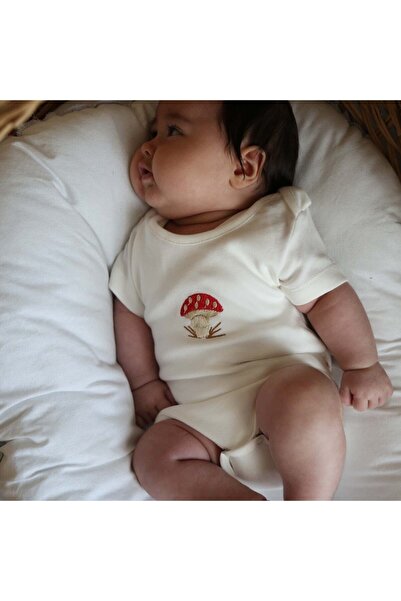 OhlalaKoala Mantar Nakışlı Çıtçıtlı Body Zıbın