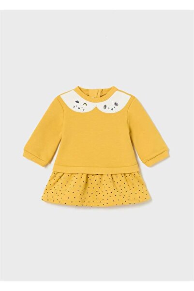 MAYORAL Yenidoğan Kız Sweatshirt Elbise