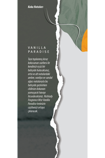 NISHLADY Vanilla Paradise Vücut Spreyi Body Mist