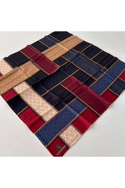 Vissona IPK4306 Μοντέλο Twill Μεταξωτό Κασκόλ