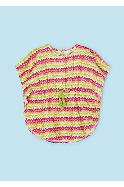 MAYORAL Girl Zigzag Patterned Kaftan