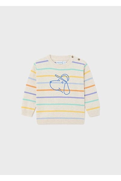 MAYORAL Baby Boy Dog Printed Striped Knitwear