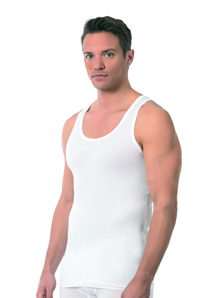 ÖZKAN underwear Men's Premium Fabric 5 Pack - Cotton Modal, Flexible and Comfortable Thick Sling Undershirt