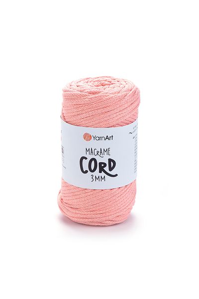 Yarnart Πλεκτό νήμα μακραμέ 3 mm Salmon-767