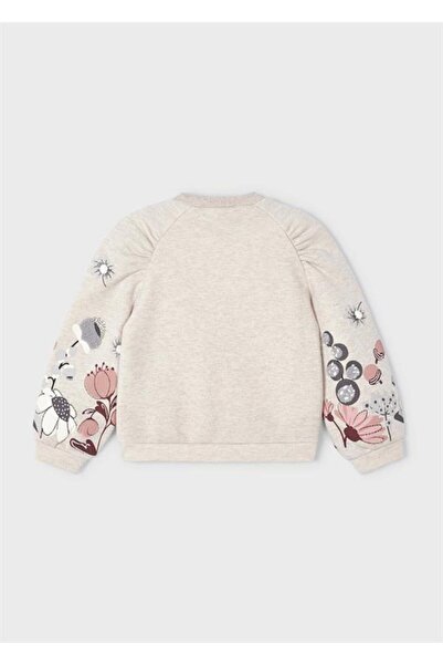 MAYORAL Girl's Embroidered Watermelon Sleeve Sweatshirt