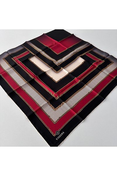 Vissona IPK5302 Μοντέλο Twill Μεταξωτό Κασκόλ