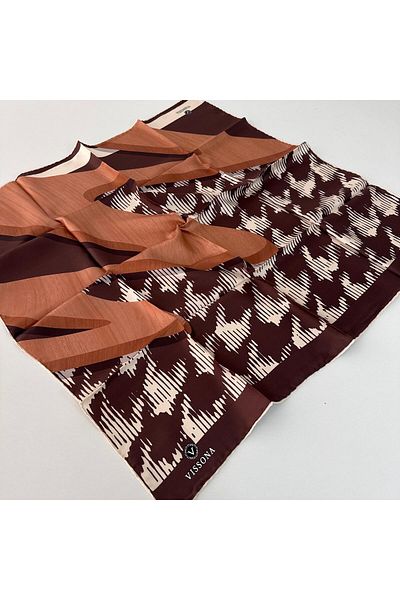 Vissona IPK3510 Μοντέλο Twill Μεταξωτό Κασκόλ