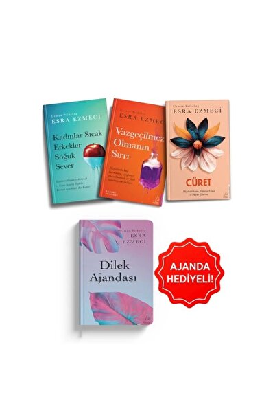 Destek Yayınları Esra Ezmeci İlişkiler Seti 3 Kitap Dilek Ajanda Hediyeli / Destek Yayınları / Esra