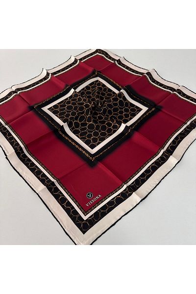 Vissona Μεταξωτό κασκόλ Twill Ipk0906