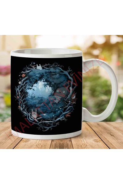 ART HEDİYE 1-1397 Forest Spirits My Neighbor Totoro - كوب جيبلي ستوديو مطبوع ...