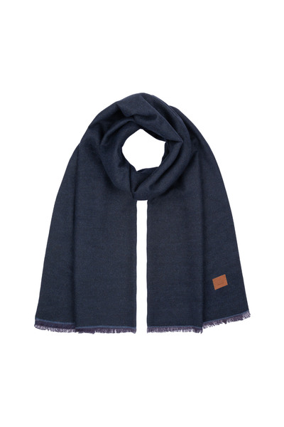 Nordbron Navy Blue Unisex Soft Knitwear - Tassel Detailed and Thick Scarf Bryo Seasonal Casual