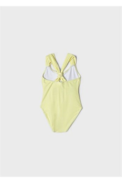MAYORAL Girl's Pineapple Embroidered Swimsuit