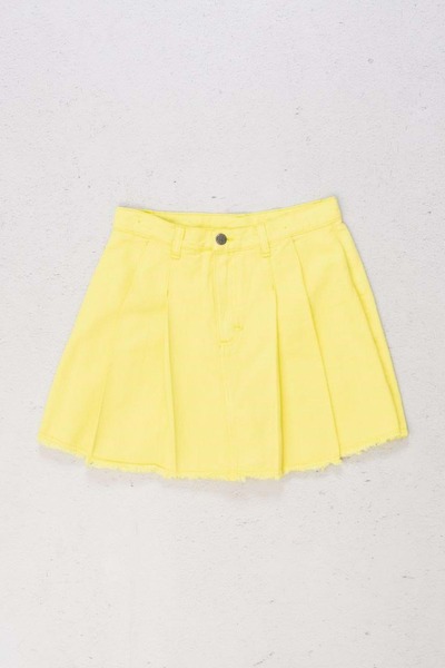 PD KIDS 0254 PİLİLİ KOT ŞORT ETEK 9/14