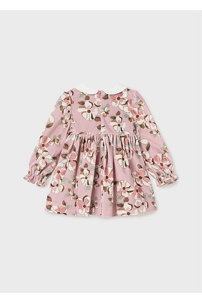 MAYORAL Baby Collar Floral Patterned Baby Girl Dress