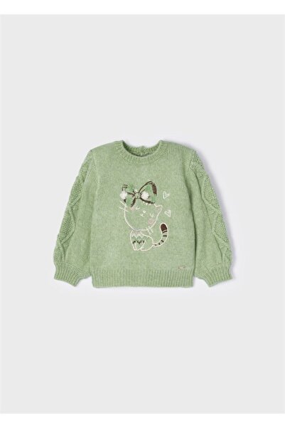 MAYORAL سترة محبوكة مفصلة للفتيات الصغيرات