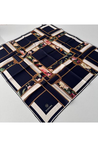 Vissona IPK5407 Μοντέλο Twill Μεταξωτό Κασκόλ