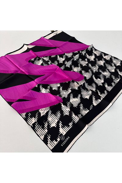 Vissona IPK3507 Μοντέλο Twill Μεταξωτό Κασκόλ