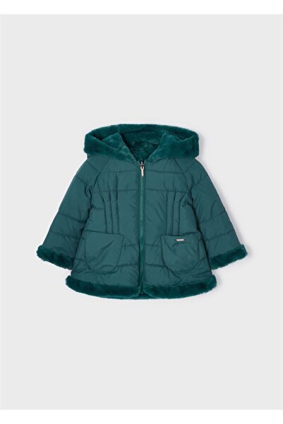 MAYORAL Kız Bebek Kapüşonlu Çift Taraflı Mont