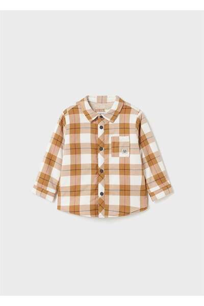 MAYORAL Erkek Bebek Cep Detaylı Ekoseli Gömlek