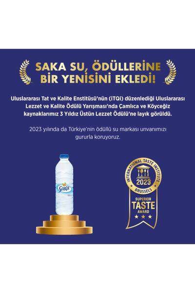 SAKA SU Saka 0,5 Lt Pet Su * 24 Adet