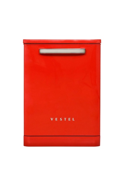 Vestel Bm 5001 Retro Kırmızı 5 Programlı Bulaşık Makinesi