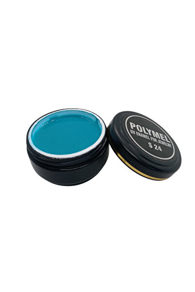 POLYMEL Kuyumculuk Için Soğuk Uv Mine - Opak Cam Göbeği -s24- 20 gr